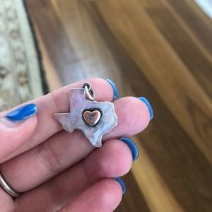 Golden Heart of Texas Pendant